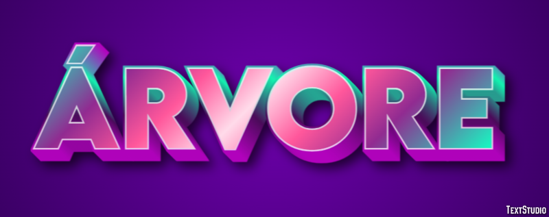 Árvore Texteffekt