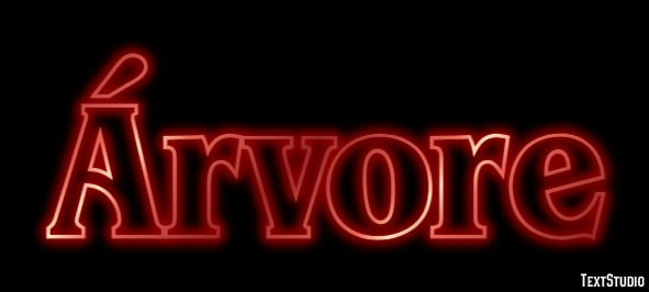 Árvore Efeito de texto