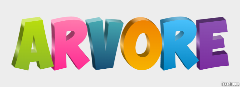 Árvore Efeito de texto