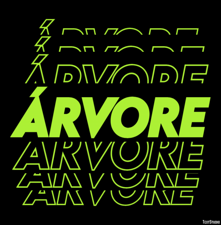 Árvore Efeito de texto
