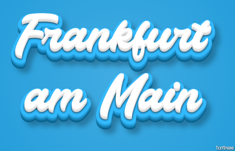 Frankfurt am Main Efekt tekstowy
