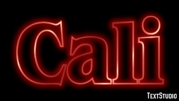 Cali Text effect