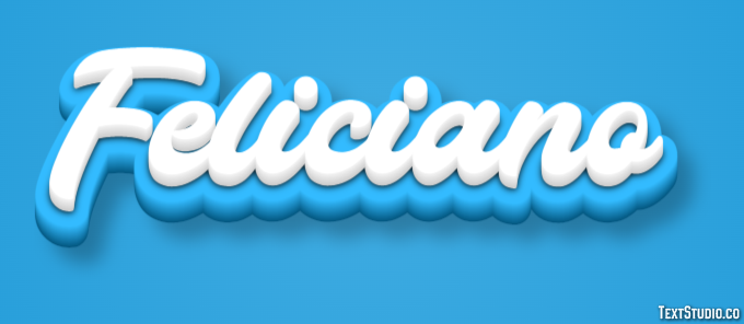 Feliciano Efecto de texto