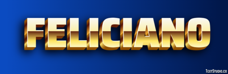 Feliciano Efecto de texto