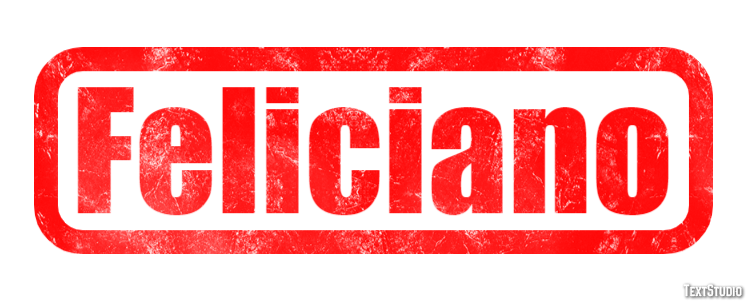 Feliciano Efecto de texto