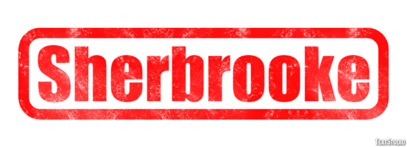 Sherbrooke Tekst Effect