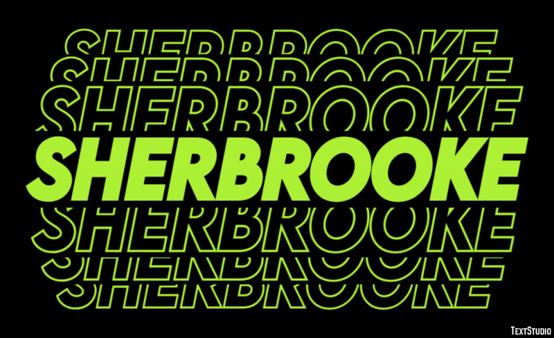 Sherbrooke Efekt tekstowy