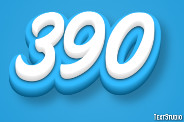 390 テキスト効果