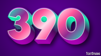 390 テキスト効果
