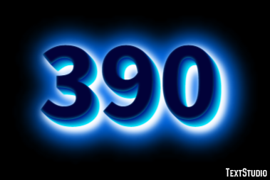 390 テキスト効果