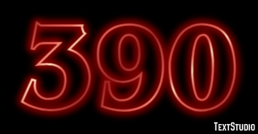 390 テキスト効果