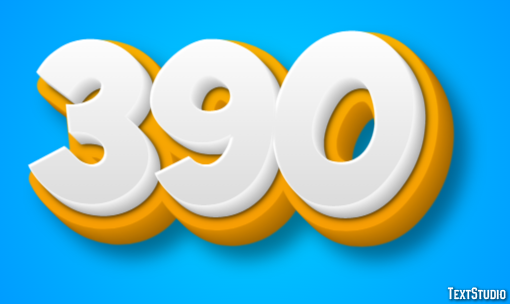 390 Efekt tekstowy