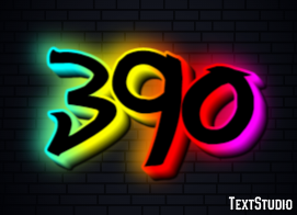 390 テキスト効果