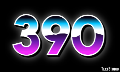 390 テキスト効果