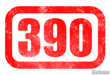 390 テキスト効果
