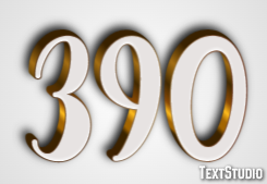 390 Efekt tekstowy