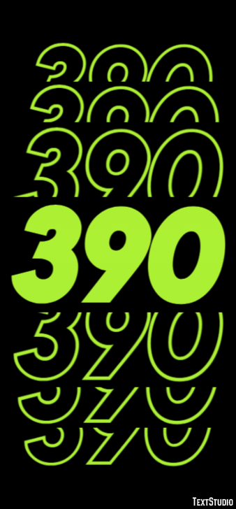 390 テキスト効果