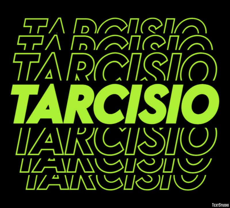 Tarcisio Effetto testo