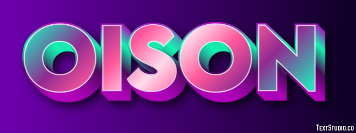Oison Effetto testo
