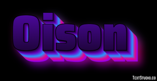Oison Effetto testo