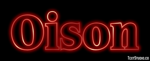 Oison Effetto testo