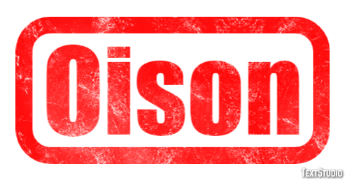 Oison Effetto testo