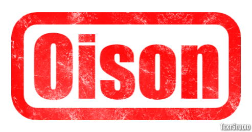 Oison Effetto testo