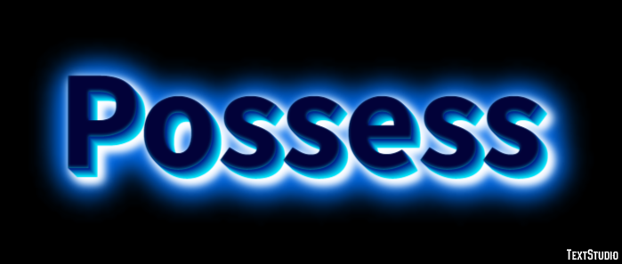 Possess Text Effect
