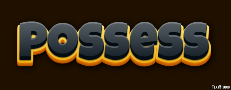 Possess Text Effect