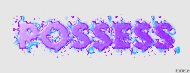 Possess Text Effect