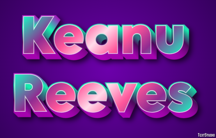 Keanu Reeves Metin Efekti