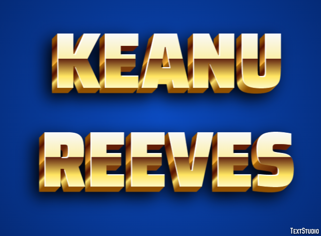 Keanu Reeves Metin Efekti