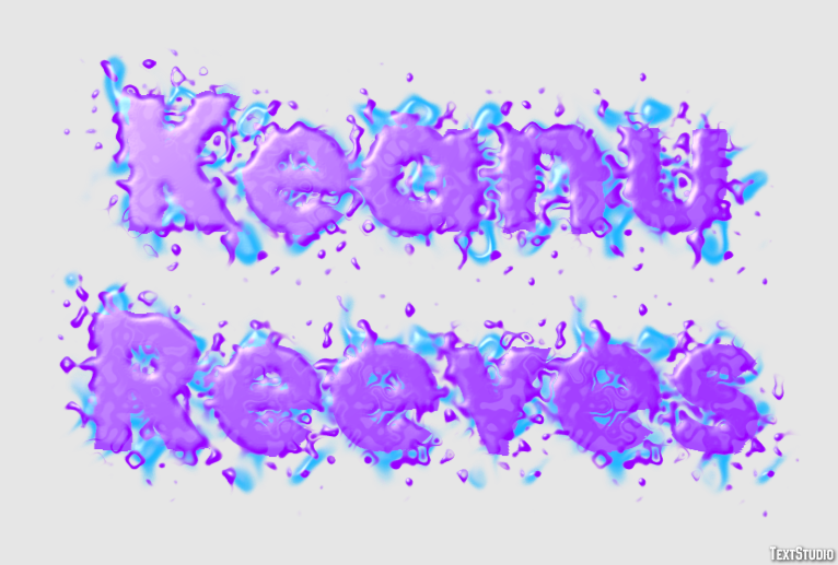 Keanu Reeves Text Effect
