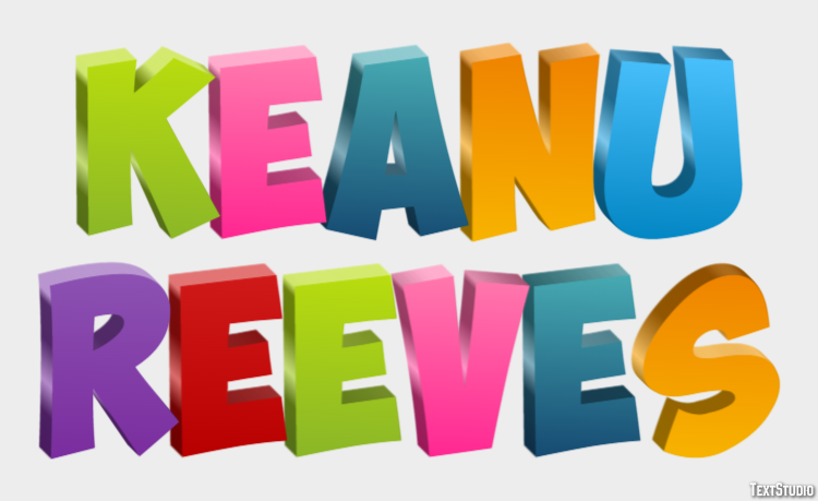 Keanu Reeves Metin Efekti