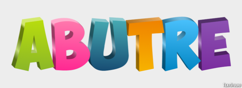 Abutre Effetto testo