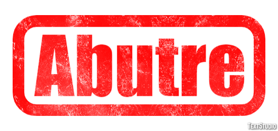 Abutre Effetto testo