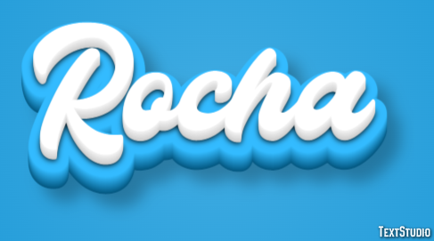 Rocha Efeito de texto