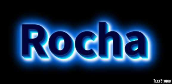 Rocha Efeito de texto