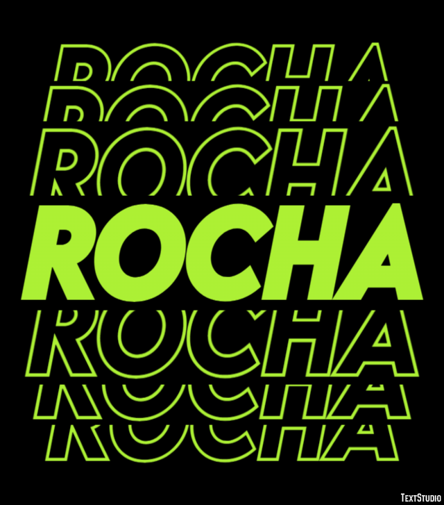 Rocha Efeito do texto