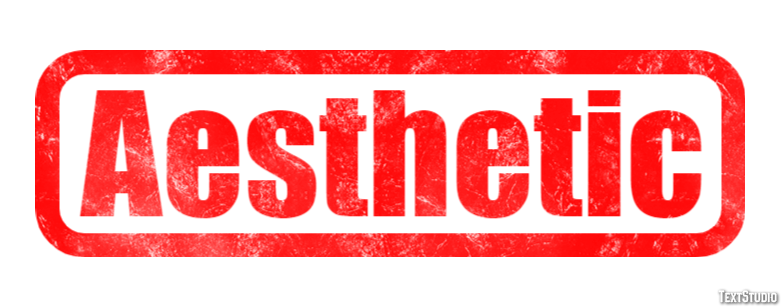Aesthetic テキスト効果