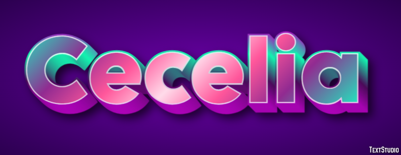 Cecelia Text Effect