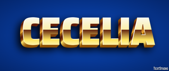 Cecelia Text Effect