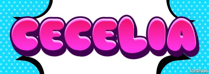 Cecelia Text effect