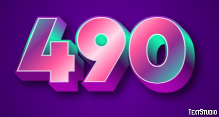 490 Metin Efekti