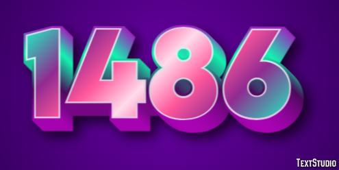 1486 Effetto testo