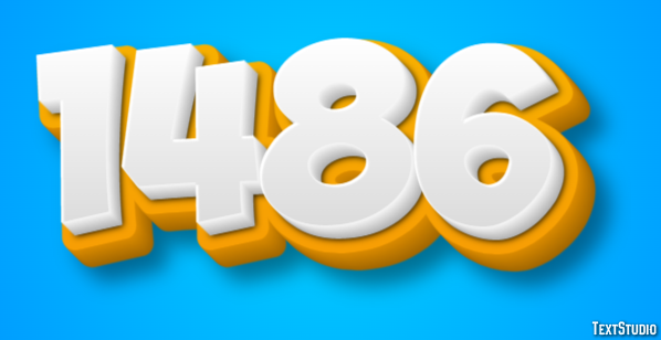 1486 Effetto testo