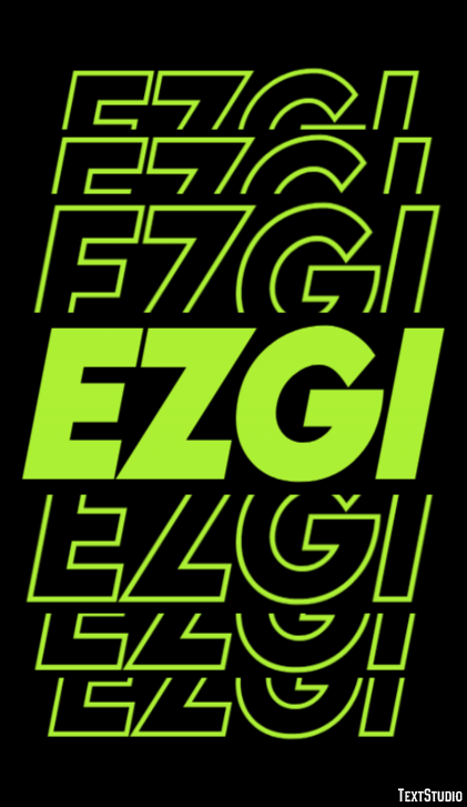 Ezgi テキスト効果