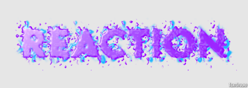 Reaction Text Effect