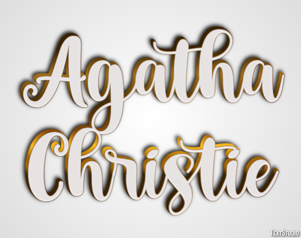 Agatha Christie Effetto testo