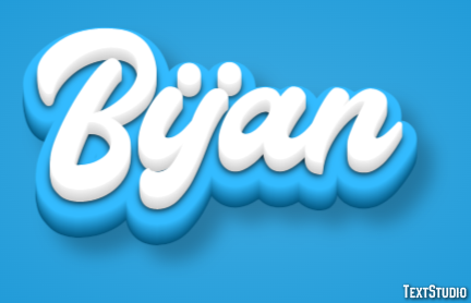 Bijan Text effect